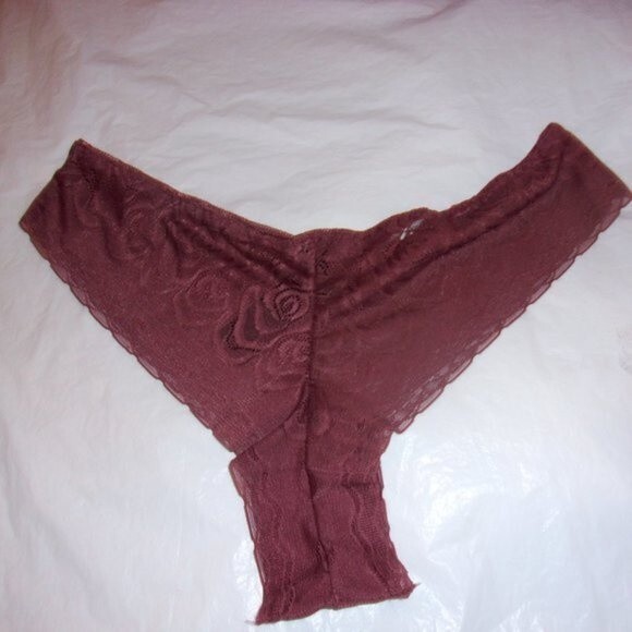 Youmita 40C Sable Mesh Push Up Bra w/Front Straps & XL Mesh Thong NWT - Picture 7 of 9